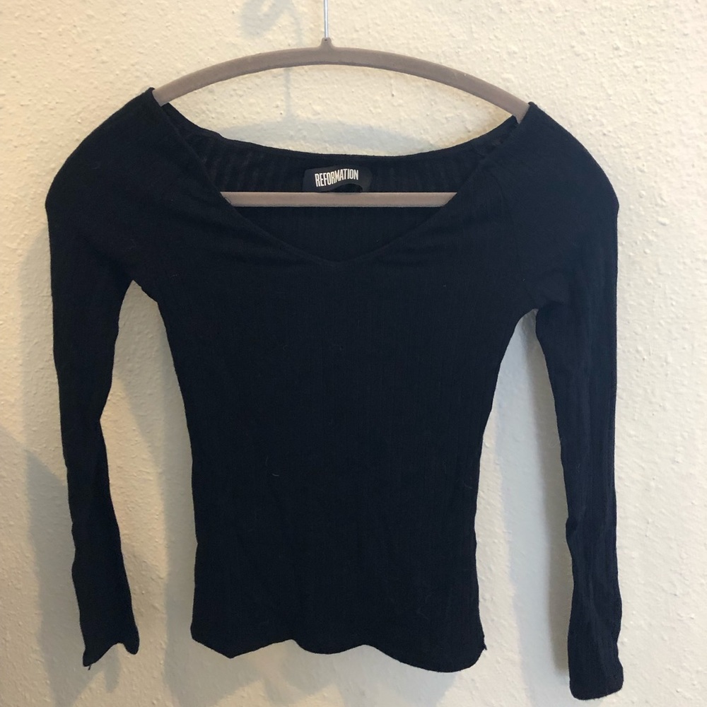 Long sleeve reformation top